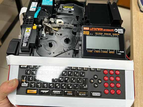 Hướng dẫn sử dụng máy in đầu cốt LM 550A3/PC từ A đến Z